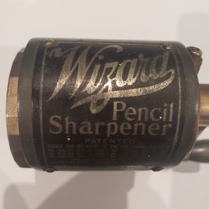SOLD-Vintage Wizard Pencil Sharpener